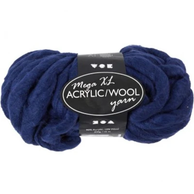 Afbeelding van Creotime XL garen donkerblauw 15 m. 300 gr.