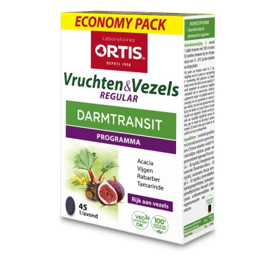 Afbeelding van Ortis Vruchten &amp; Vezels Regular Ecopack Comp 45