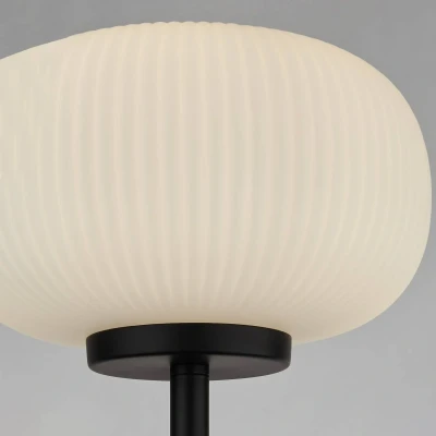Afbeelding van Searchlight Vloerlamp Lumina met glazen kap