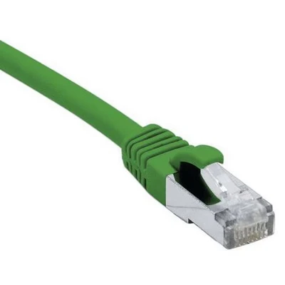 Afbeelding van connect 30 m Full Koper RJ45 F/UTP LSZH Cat. 6 met snijbescherming voor patchkabel groen
