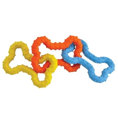 Afbeelding van Petstages Mini Bone Tug Kauwspeeltje voor puppy&#039;s meerkleurig