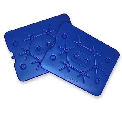 Afbeelding van 2 delige set Freezeboard (32 x 25 cm) met elk 800 ml blauwe koelelementen Iceaccu voor de koeltas, koelbox, ijsbox koelaccu&#039;s dun, extra plat koelpack koeldraagtas