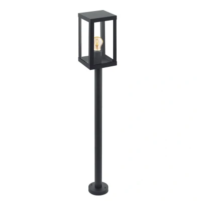 Afbeelding van EGLO Staande lamp voor buiten ALAMONTE 1 zwart / l15 x h101,5 b15 cm spatwaterdicht rustiek