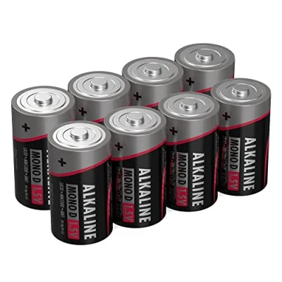 Afbeelding van ANSMANN batterijen Mono D LR20 8 stuks 1.5V Alkaline batterij met lange levensduur en lekvrij Ideaal voor speelgoed, LED zaklamp, radio, modelbouw nog veel meer