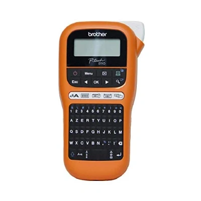 Afbeelding van BROTHER draagbare labelmaker voor elektriciens PT E110F 12 mm LCD