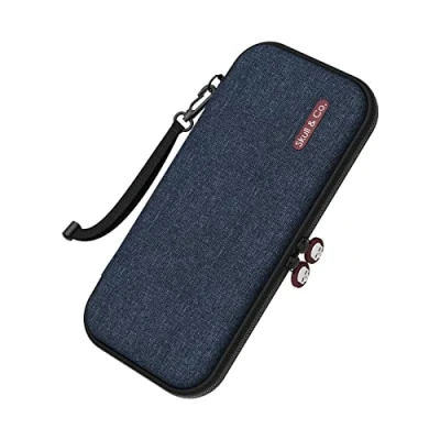 Afbeelding van Skull &amp; Co. Every Day Slim Carrying Case for Nintendo Switch OLED and Regular Switch: Portable Hard Shell Protective Travel Denim