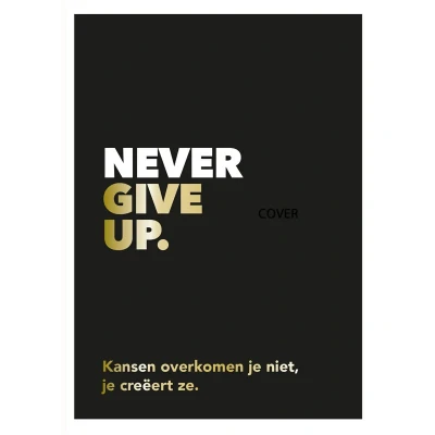 Afbeelding van Never give up (Hardback)