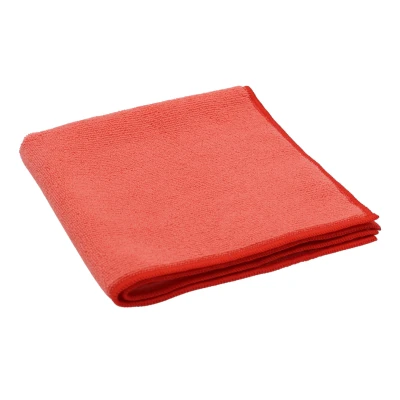 Afbeelding van Microvezeldoek 38x38 cm gerecycled microvezel 5 stuks rood