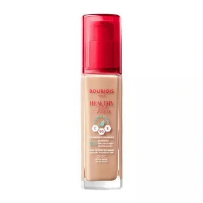 Afbeelding van 3x Bourjois Paris Healthy Mix Clean Foundation 52.5 Rose Beige 30 ml