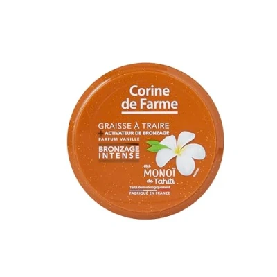 Afbeelding van Corine de Farme Melkvet met bruiningsactivatoren vanillegeur Monoï Tahiti zonder zelfbruiner voor matte/reeds gebruinde huid 150 ml