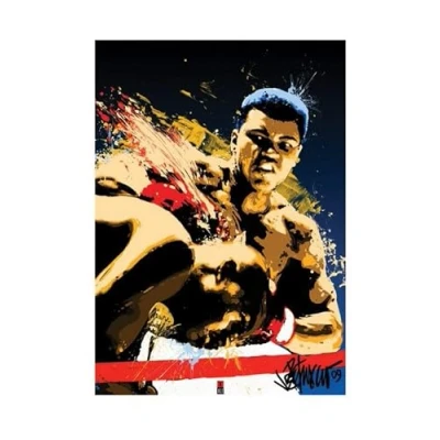 Afbeelding van Kunstdruk Muhammad Ali Sting Petruccio 60x80cm