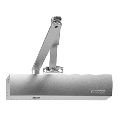 Afbeelding van Deursluiter GEZE TS4000 TS 4000, zilver compleet pakket incl. montageplaat en normale stangen