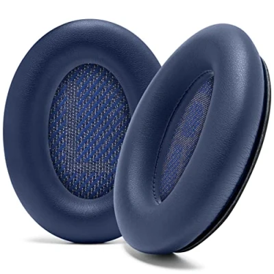 Afbeelding van WC Wicked Cushions Extra Dikke Vervangende Oorkussens voor Bose QC45 (QuietComfort 45) Hoofdtelefoons (Midnight Blue)