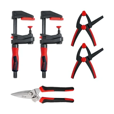 Afbeelding van Bessey SET1 A Actieset met span en snijgereedschap voor vele toepassingsmogelijkheden Spanbreedte (max.):150 mm Afm. werkbereik:60