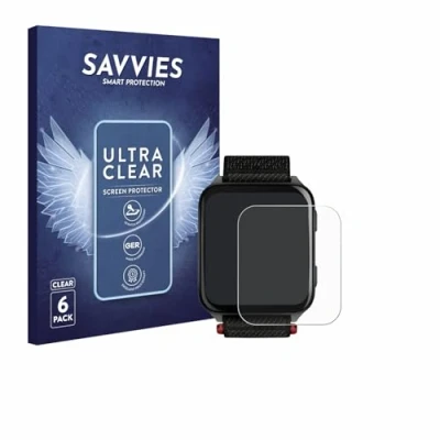 Afbeelding van Savvies Screenprotector voor Garmin Venu X1 Folie Beschermfolie transparant (6 Stuks)