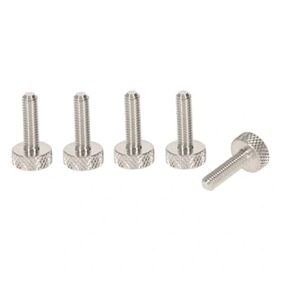 Afbeelding van PrecisionGeek M3 x 15mm aluminium platte gekartelde duimschroeven (Set van 5)