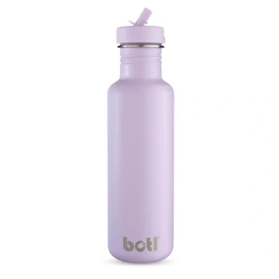 Afbeelding van One Green Bottle Stoere kantine waterfles met lekvrij rietjesdeksel, roestvrijstalen waterfles, niet geïsoleerd, eco fles, 800 ml, HAZE, BOTL