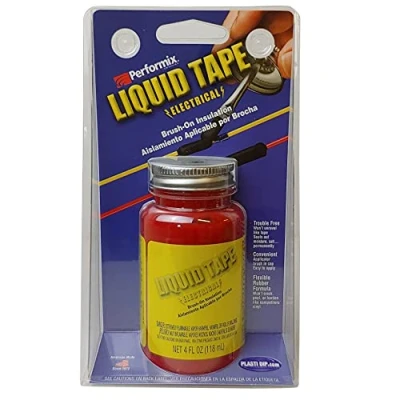 Afbeelding van Isolatietape Vloeibare elektrische tape 118 ml Rood