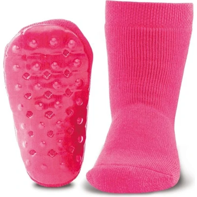 Afbeelding van Antislip sokken effen fuchsia 17/18