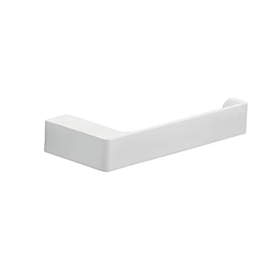 Afbeelding van Gedy G Kuala Lumpur toiletpapierhouder, kleur wit, componenten van chroom, messing en glas, afmetingen 2,5 x 17,5 6,6 cm gewicht 0,272 kg, design R &amp; S, uniek