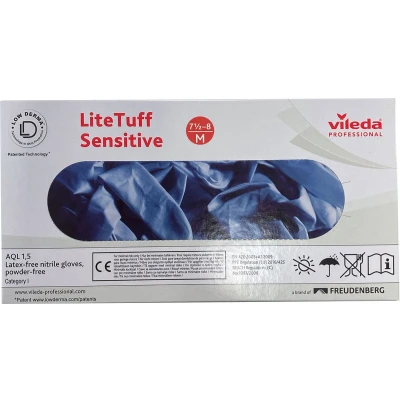 Afbeelding van Nitril Handschoenen Donkerblauw Maat M 100 Stuks