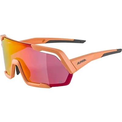 Afbeelding van Alpina Rocket Q Lite Peach matt pink mirror Maat Unisex_OneSize