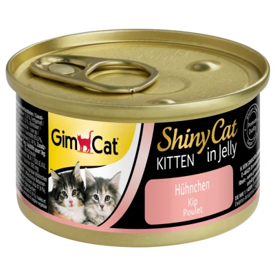 Afbeelding van Gimcat Shinycat Kitten 70 g Kattenvoer Kip
