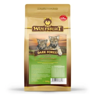 Afbeelding van Wolfsblut Dark Forest Puppy voer met jachtvlees en zoete aardappelen voor puppy&#039;s jonge honden