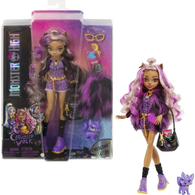 Afbeelding van Monster High Pop 4 Modellen Veelkleurig
