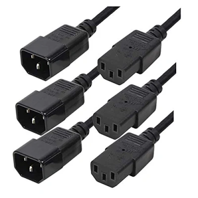 Afbeelding van Faconet® Computer PC Verlengkabel voor koude apparaten 1,8 meter (3 stuks)