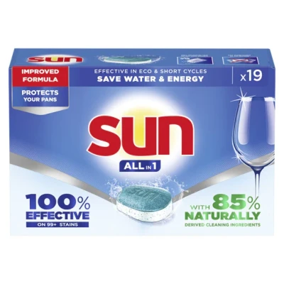 Afbeelding van Sun All in one citroen vaatwastabletten