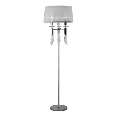 Afbeelding van Mantra Iluminación Vloerlamp Lilja met zijden kap