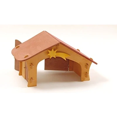 Afbeelding van Ostheimer Kerststal met ster + vogelbord