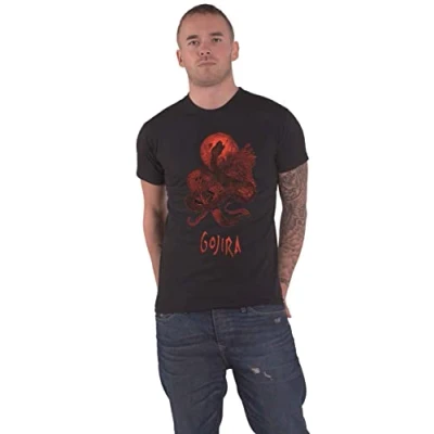 Afbeelding van Gojira Serpent Moon Heren T shirt L Zwart