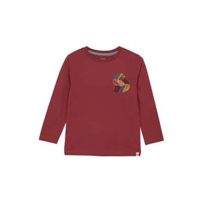 Afbeelding van Noppies Langarm Robbins Longsleeve voor kinderen, Maat: 92, Red ochre