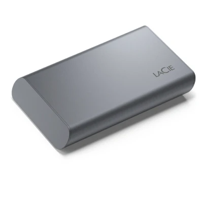 Afbeelding van Opslag: Externe Harde schijven: LaCie Mobile SSD Secure Thunderbolt technologie 2 TB USB Type C 3.2 Gen (3.1 2) Grijs