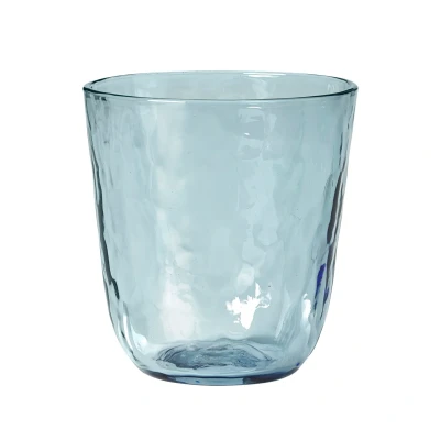 Afbeelding van Broste Copenhagen Hammered drinkglas 33,5 cl Blauw