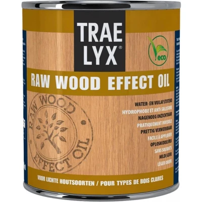 Afbeelding van Trae Lyx Raw Wood Effect Oil Donkerhout 0,75 liter