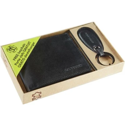 Afbeelding van Maverick Passadena cadeau set lederen billfold portefeuille