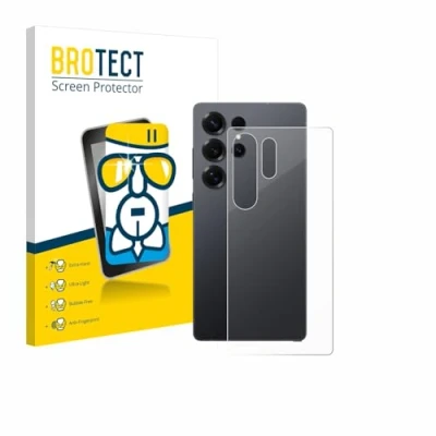 Afbeelding van BROTECT Screenprotector voor Samsung Galaxy S25 Ultra (Achterkant) Folie Beschermfolie Beschermglas transparant