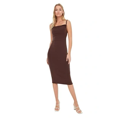 Afbeelding van Trendyol TWOSS19AD0020 Volwassenen Vrouwen single Bruin L