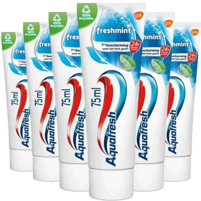 Afbeelding van 3x Aquafresh Freshmint 3in1 Mini 15 ml