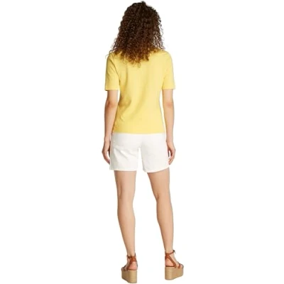 Afbeelding van Tommy Hilfiger REG SS Poloshirt, Dames, Maat: XS, Citronella