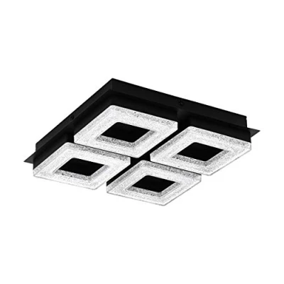 Afbeelding van EGLO Fradelo 1 Wandlamp/Plafondlamp LED 28 cm Zwart