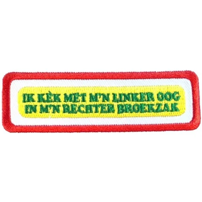 Afbeelding van Fjesta© Oeteldonk Embleem Oeteldonkse Uitspraken Broekzak Carnaval Den Bosch