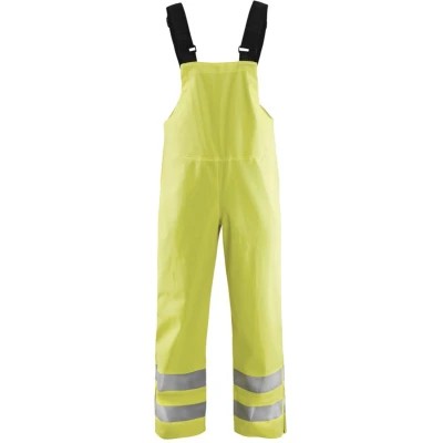 Afbeelding van Blaklader Bretelregenbroek High Vis LEVEL 3 1386 2005 Geel L