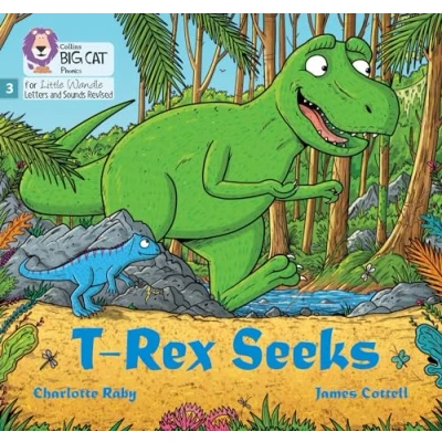 Afbeelding van T Rex Seeks: Phase 3 Set 1 Blending practice
