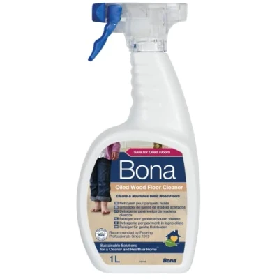 Afbeelding van Bona Geoliede Houten Vloer Reiniger Spray 1 Liter Droogt Snel Gebruiksklaar