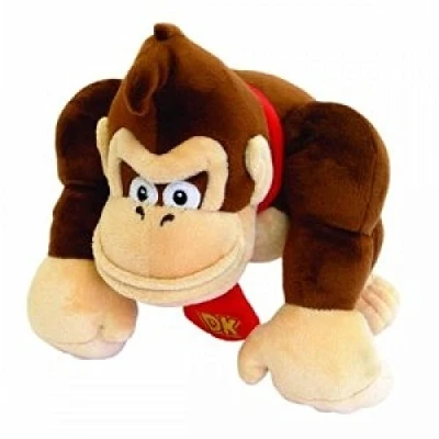 Afbeelding van Super Mario San Ei 24cm Bros Pluche Ezel Kong
