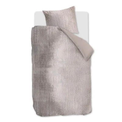 Afbeelding van Dekbedovertrek At Home by Beddinghouse Textures Light Grey